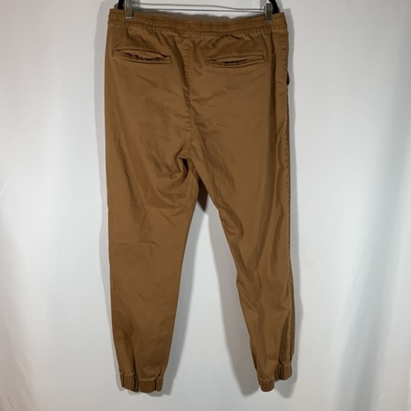 Warehouse One Tan Brown Khaki Jogger Pants - Picture 7 of 9